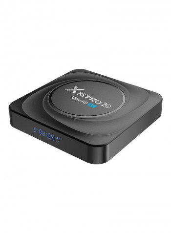 X88 PRO 20 Android 11.0 Smart TV Box X88-PRO-64EU Black