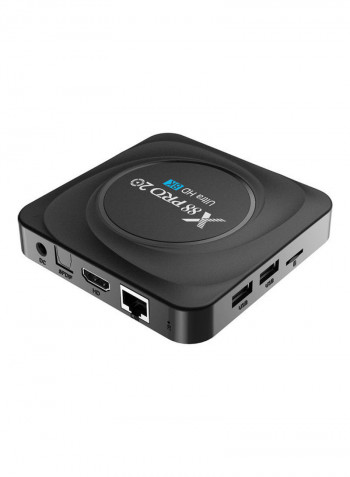 X88 PRO 20 Android 11.0 Smart TV Box X88-PRO-64UK Black