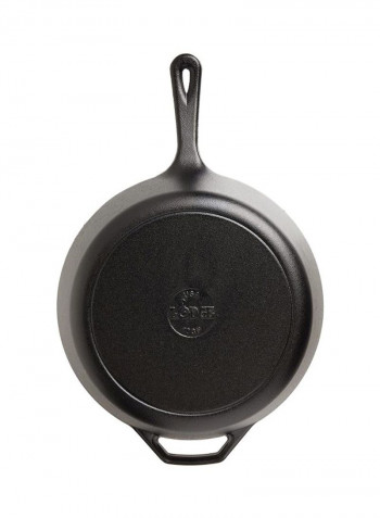 Classic Cast Iron Covered Deep Skillet Black 18.26x5.96x12.13inch