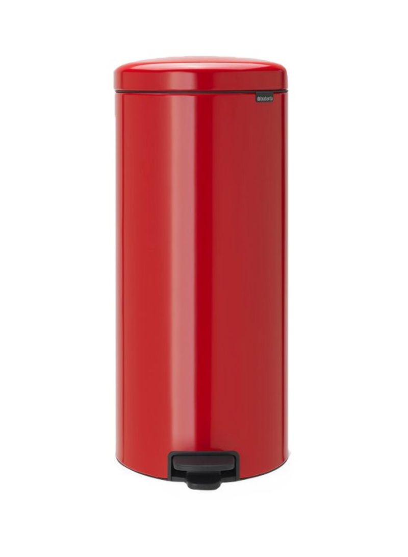 NewIcon Garbage Bin With Pedal Passion Red 38x67.9x29.3centimeter