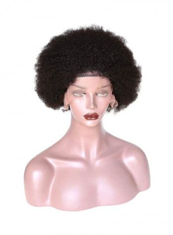 Afro Kinky Curly Short Hair Wig Black