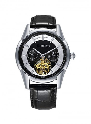 Men's Waterproof Leather Automatic Luminous Mechanical Watch