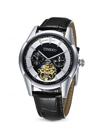 Men's Waterproof Leather Automatic Luminous Mechanical Watch