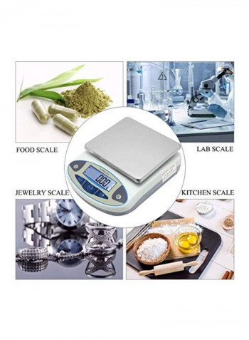 Electronic Weighing Scale B074Q9QSF4 White