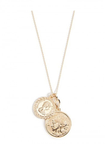 Gold Plated Cloverpost Peek Necklace