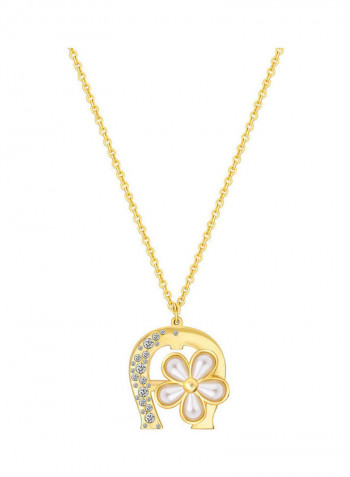 Gold Plated Flower Necklace