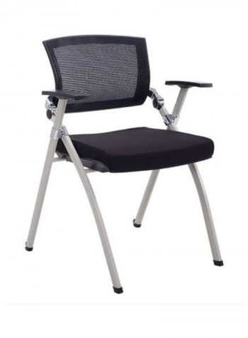 Office Conference Chair with Tablet Black/White