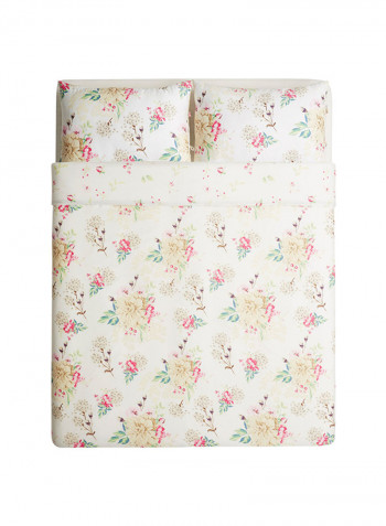 3-Piece Quilt Cover Set Fabric Multicolour