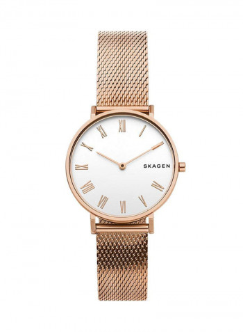 Women's Stainless Steel Hald Analog Watch SKW2714