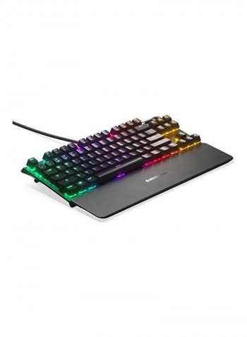 Apex 7 Tkl Compact Mechanical Gaming Keyboard - Oled Smart Display Usb Passthrough And Media Controls