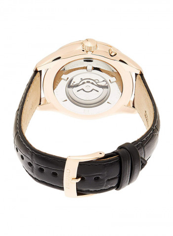 Men's Leather Analog Wrist Watch SRN054P1