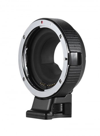 Electronic Aperture Control Lens Mount Adapter For Canon Camera 10.7x5.5x9.5cm Black/Silver