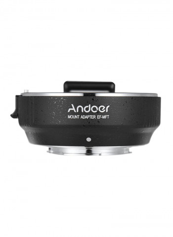 Electronic Aperture Control Lens Mount Adapter For Canon Camera 10.7x5.5x9.5cm Black/Silver