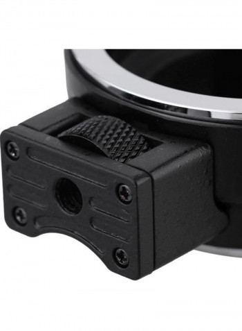 Electronic Aperture Control Lens Mount Adapter For Canon Camera 10.7x5.5x9.5cm Black/Silver