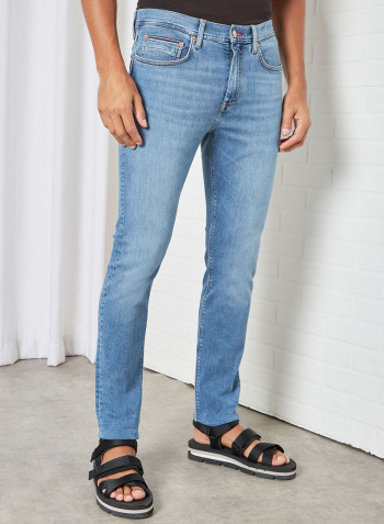 Layton Extra Slim Faded Jeans Blue