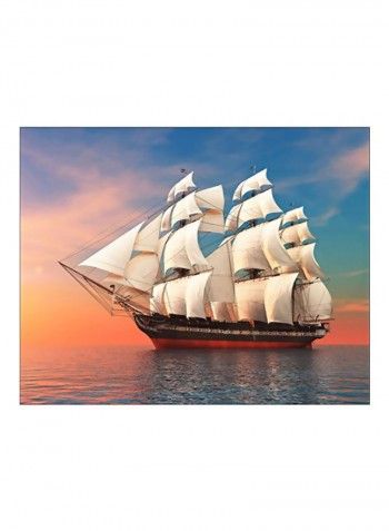 Frigate D'Art Diamond Embroidery Kit Blue/Beige/Black