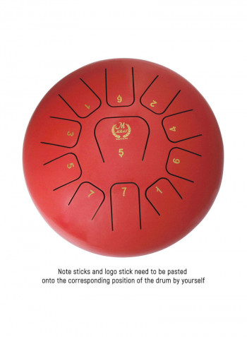 Handpan Drum With Carry Bag & Note Sticks