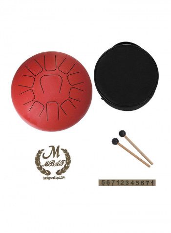 Handpan Drum With Carry Bag & Note Sticks