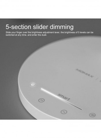 Smart Wireless Charging LED Table Reading Lamp White