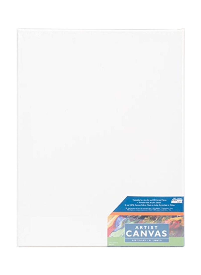 Stretched Artist Canvas,14x18 Inch White