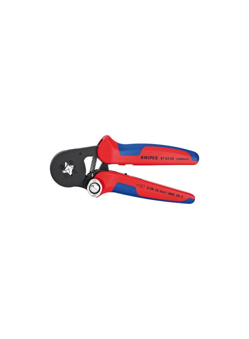 Self-Adjusting Crimping Pliers KPX-975304 Red/Blue 17.5centimeter