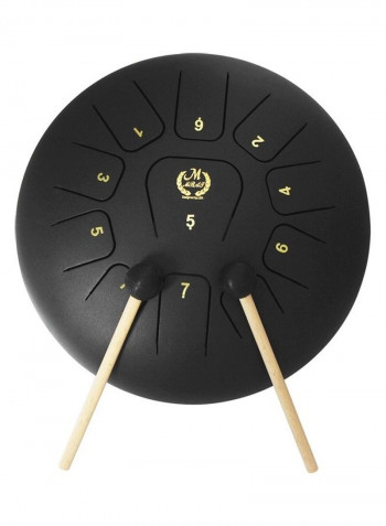 11-Tone Hand Pan Drum Stainless Steel with Carry Bag Note Stick