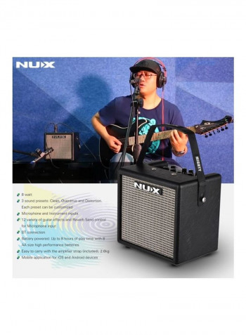 Portable 8 Watt Electric Guitar Amplifier