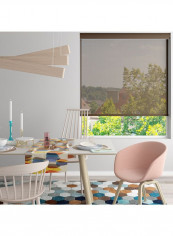 Single Sunscreen Collection 2 Blackout Window Shade Brown 200x200cm