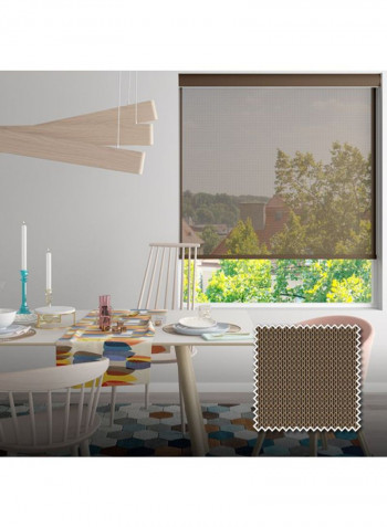 Single Sunscreen Collection 2 Blackout Window Shade Brown 200x200cm