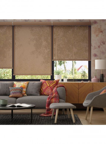 Single Sunscreen Collection 2 Roller Blackout Window Shade Brown 200x200cm