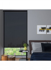 Single Sunscreen Collection 2 Roller Window Shades Black 200x200cm