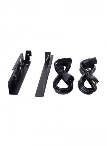 4-Piece LCD Rear Mounting Kit Black
