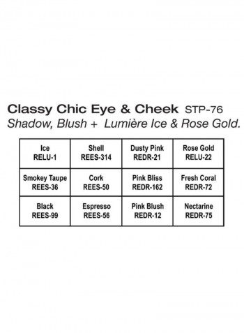Color Classy Chic Eye and Cheek Palettes STP-76