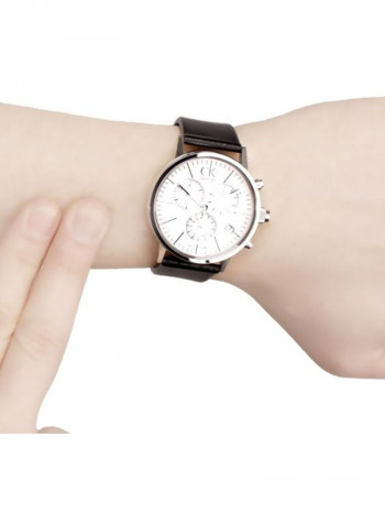 Men's Leather Chronograph Watch K7627120