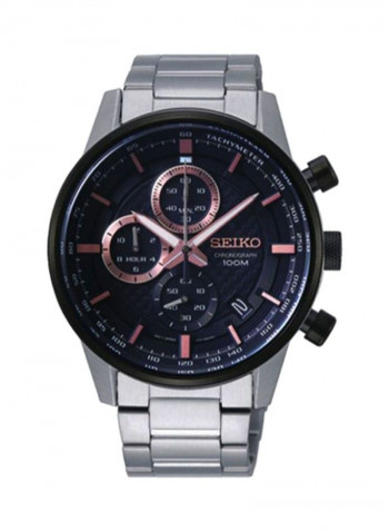 Men's Water Resistant Chronograph Watch SSB331P1