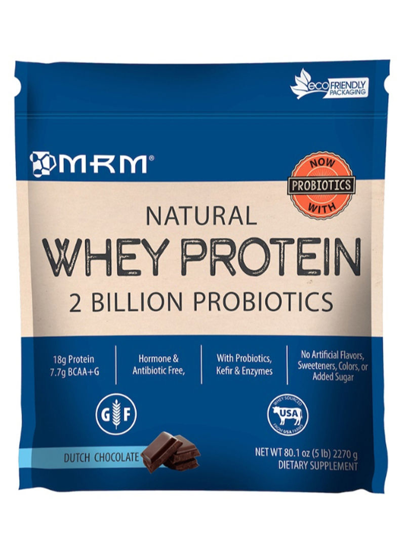 2 Billion Probiotics Natural Dutch Chocolate Whey Protein