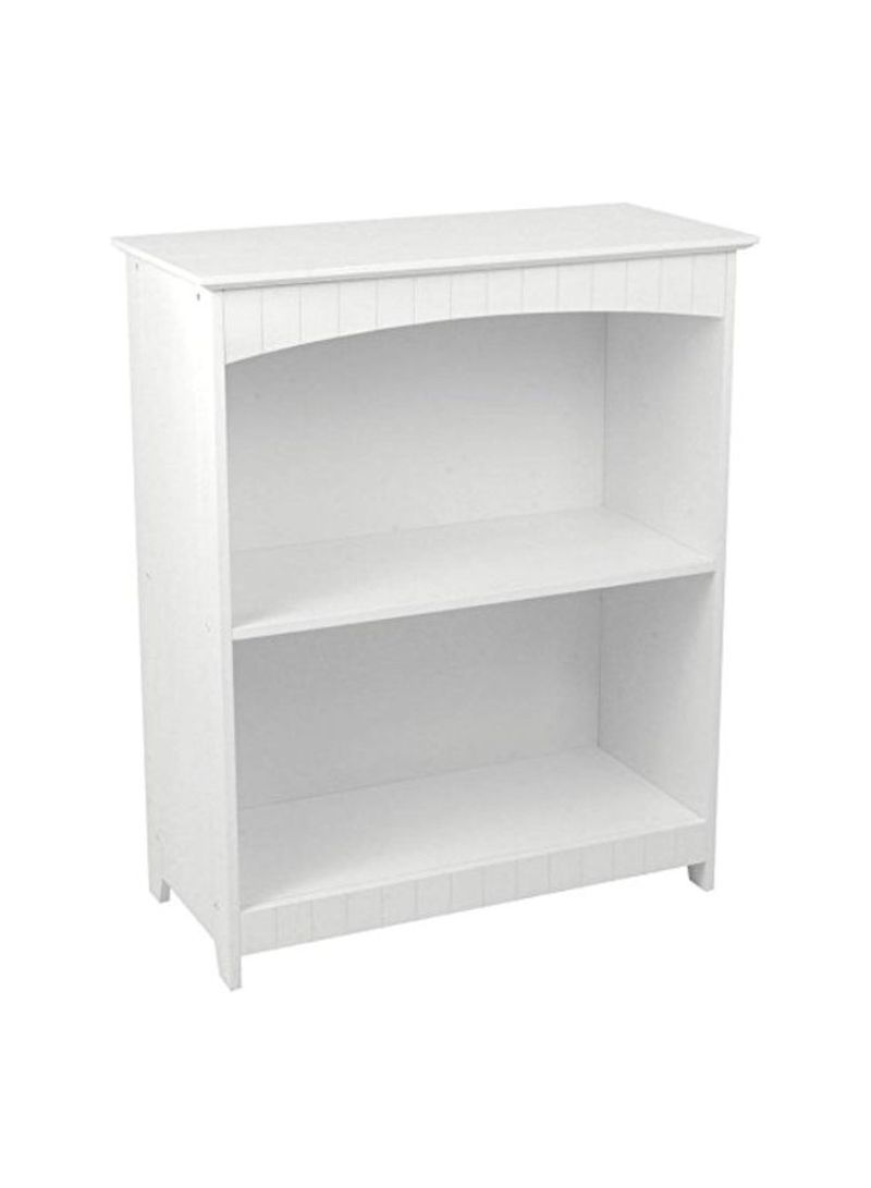 2-Layer Bookcase White