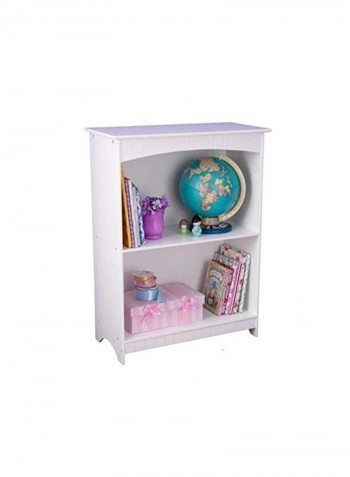 2-Layer Bookcase White