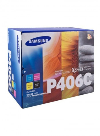 Samsung Clt-P 406 C Value Pack Bk/C/M/Y
