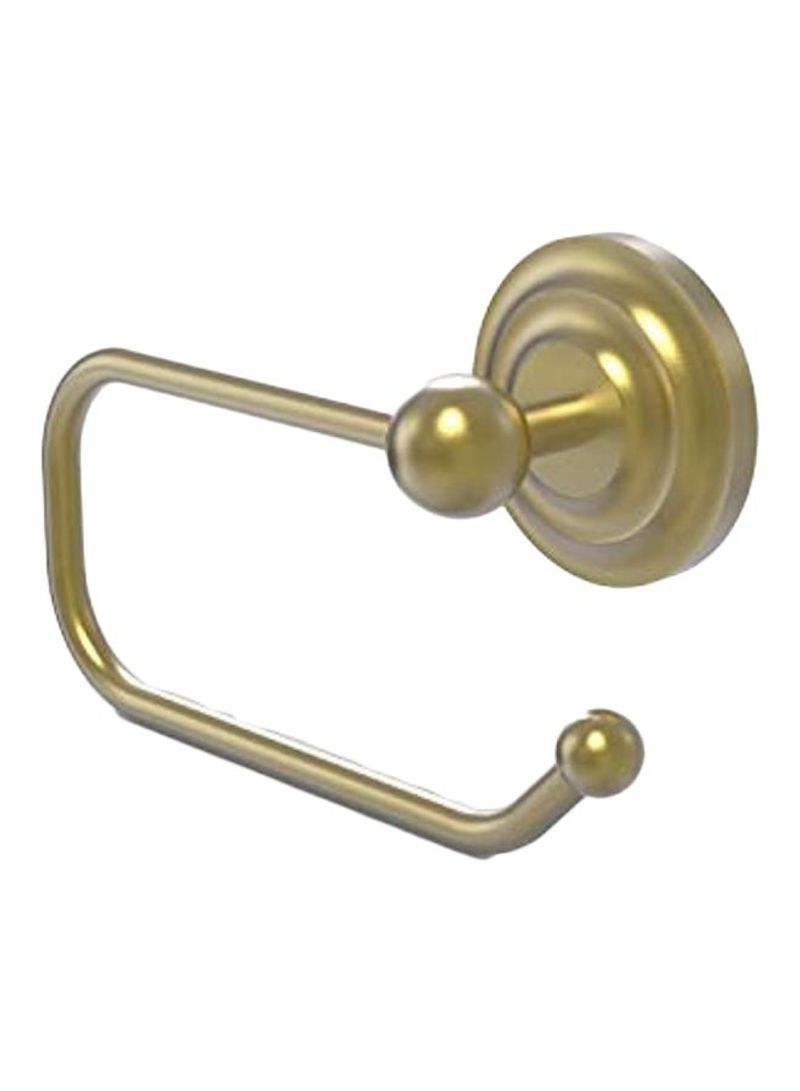 Que New Collection Brass Toilet Paper Holder Gold
