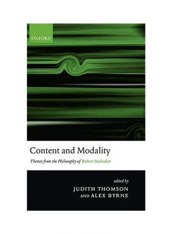 Content and Modality: Themes from the Philosophy of Robert Stalnaker Hardcover