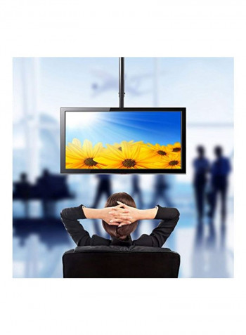 Adjustable TV Ceiling Mount Black
