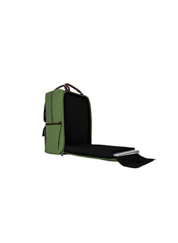 Crossover Bag For Laptops Forest Green