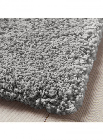 Low Pile Area Rug Grey 195 x 133centimeter