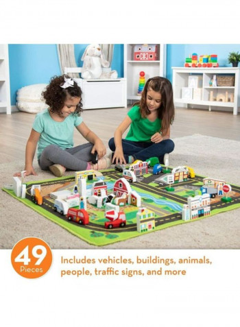 49-Piece Deluxe Road Rug Playset 5195