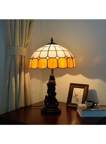 Mediterranean Glass Table Lamp Multicolour