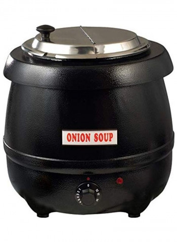 Electric Soup Warmer Black 10.5 quartinch