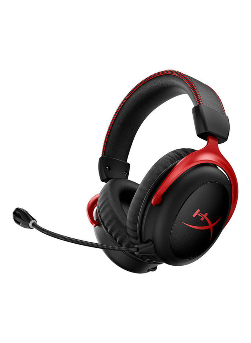 Hyperx Cloud II Wireless Gaming Headset With Mic For PS4/PS5/XOne/XSeries/NSwitch/PC Black/Red