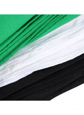 Photography Softbox Lighting Kit Black/White/Green