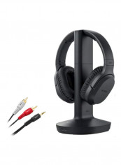 3.5mm RCA Plug Noise Reduction Wireless Headphone Gray
